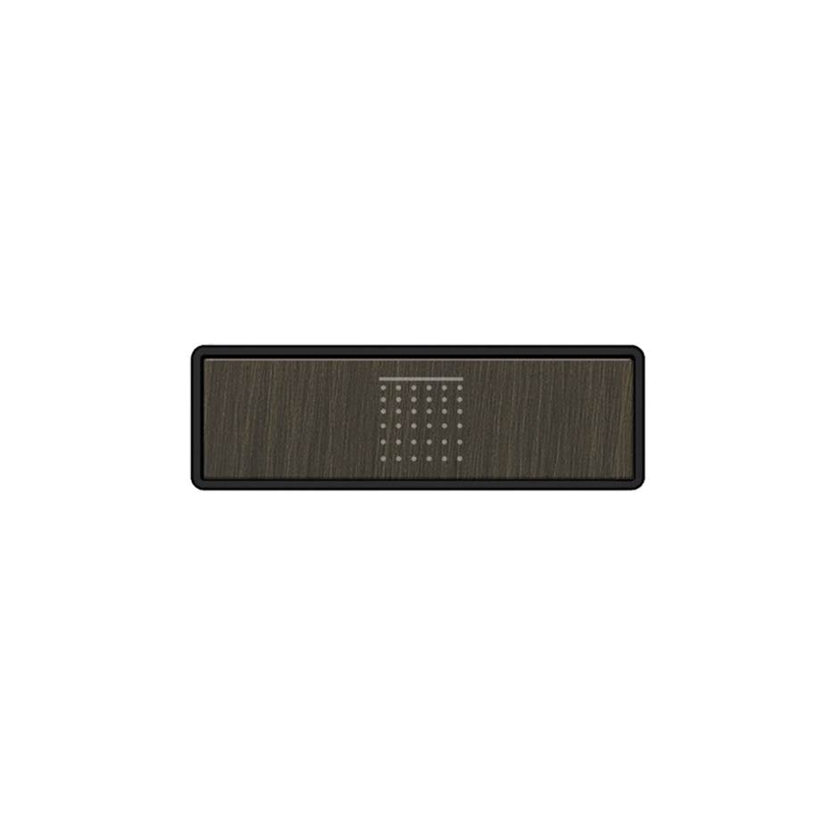 Gessi 02766 Hi Fi Push-Botton Plate With Rainfall Symbol. For Linear & Shelf Hi-Fi.