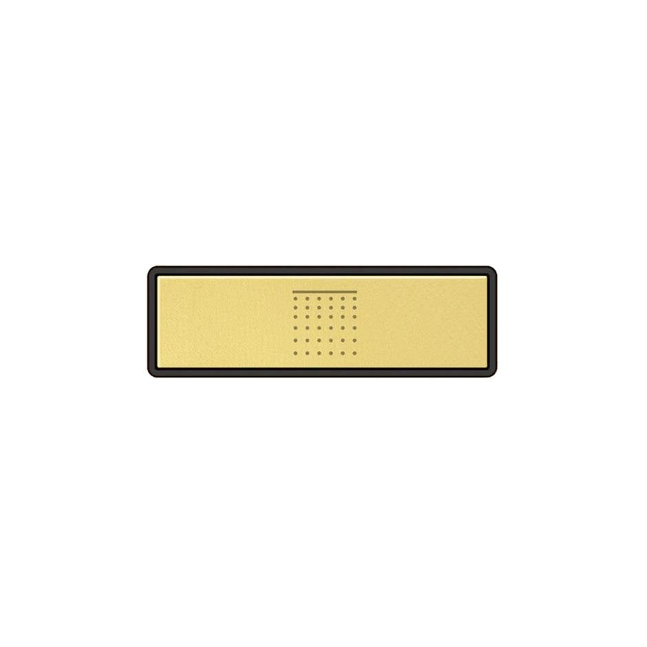Gessi 02766 Hi Fi Push-Botton Plate With Rainfall Symbol. For Linear & Shelf Hi-Fi.