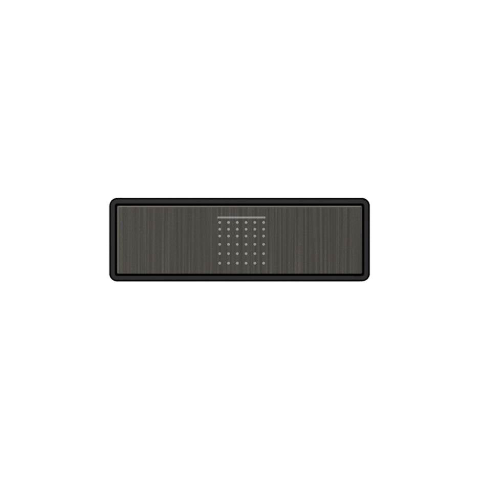Gessi 02766 Hi Fi Push-Botton Plate With Rainfall Symbol. For Linear & Shelf Hi-Fi.