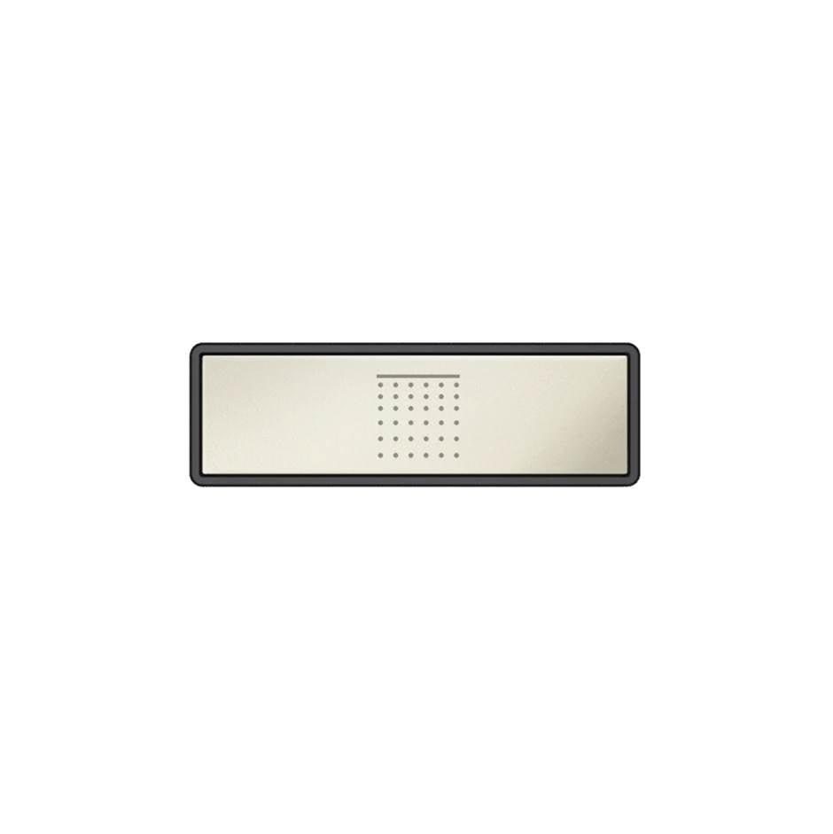 Gessi 02766 Hi Fi Push-Botton Plate With Rainfall Symbol. For Linear & Shelf Hi-Fi.