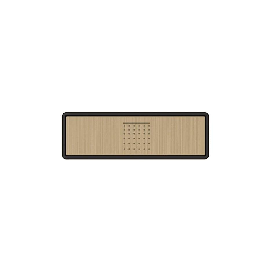 Gessi 02766 Hi Fi Push-Botton Plate With Rainfall Symbol. For Linear & Shelf Hi-Fi.