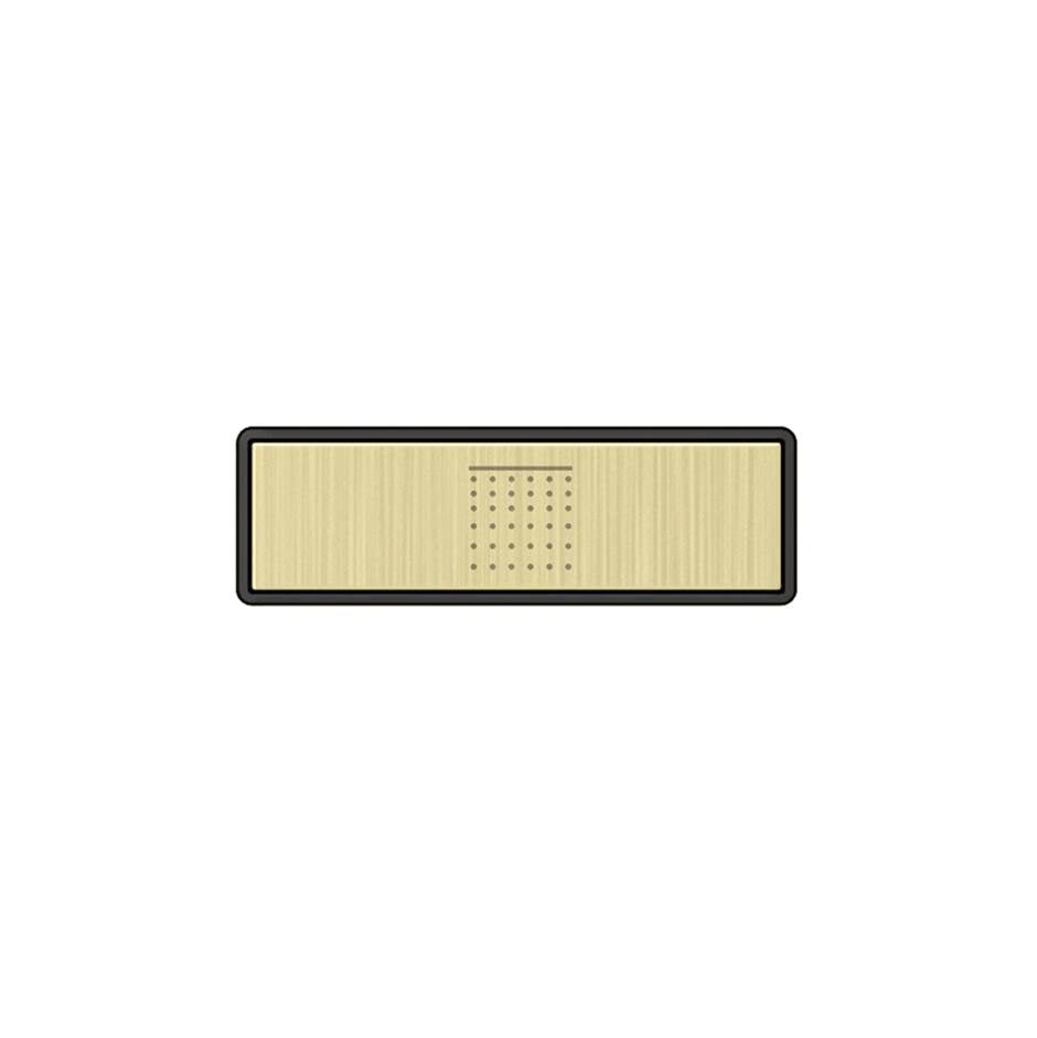 Gessi 02766 Hi Fi Push-Botton Plate With Rainfall Symbol. For Linear & Shelf Hi-Fi.
