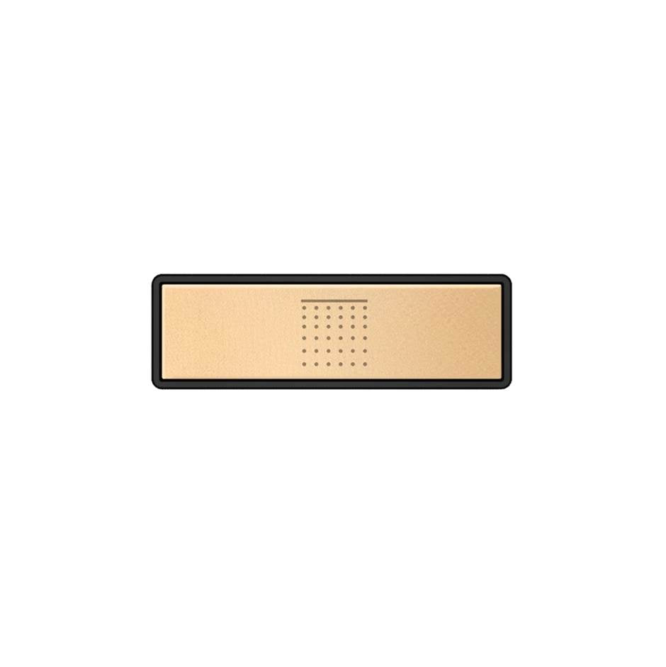 Gessi 02766 Hi Fi Push-Botton Plate With Rainfall Symbol. For Linear & Shelf Hi-Fi.