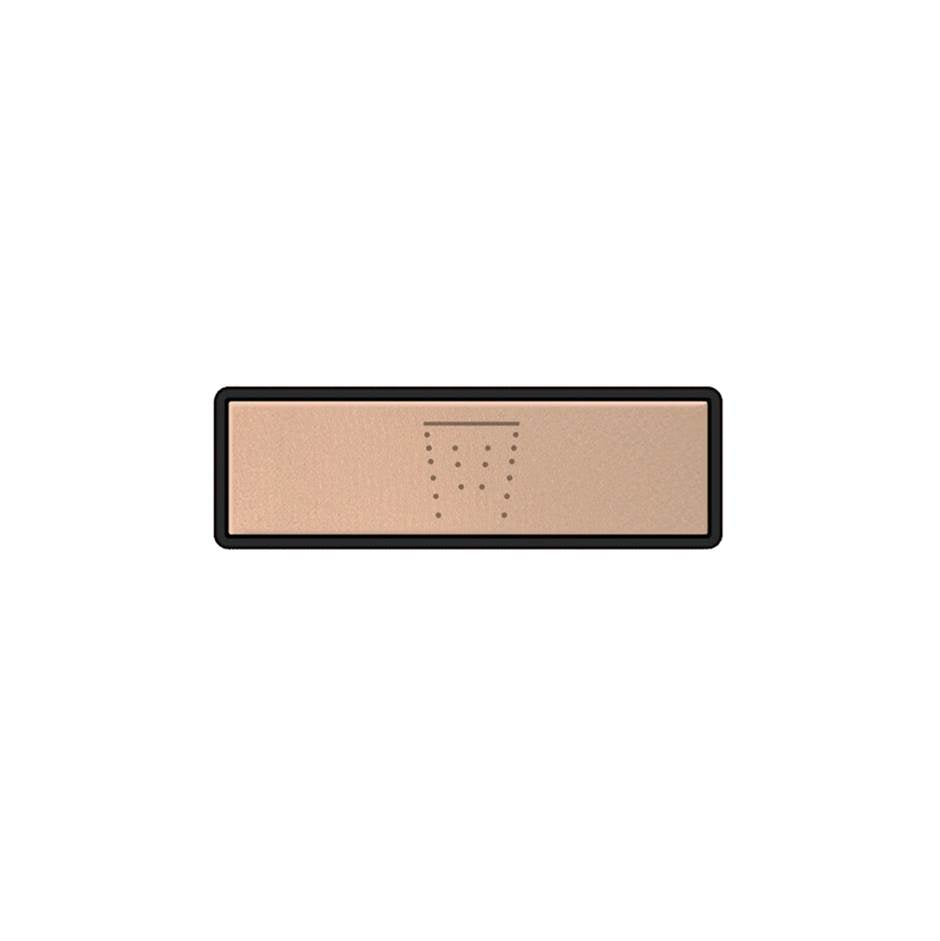 Gessi 02767 Hi Fi Push-Botton Plate With Waterfall Symbol. For Linear & Shelf Hi-Fi. - Parent
