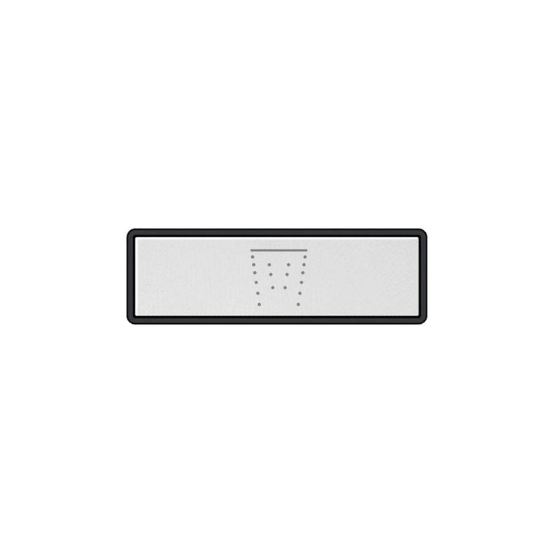 Gessi 02767 Hi Fi Push-Botton Plate With Waterfall Symbol. For Linear & Shelf Hi-Fi.