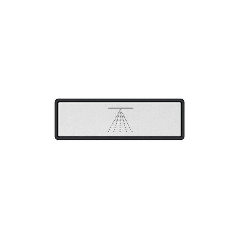 Gessi 02768 Hi Fi Push-Botton Plate With Atomizer Symbol. For Linear & Shelf Hi-Fi.