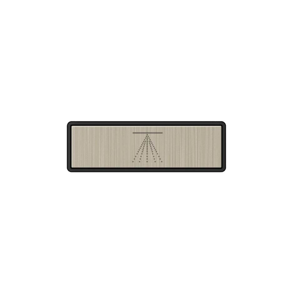 Gessi 02768 Hi Fi Push-Botton Plate With Atomizer Symbol. For Linear & Shelf Hi-Fi.