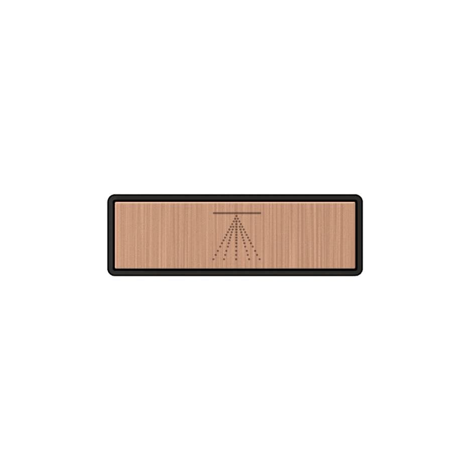 Gessi 02768 Hi Fi Push-Botton Plate With Atomizer Symbol. For Linear & Shelf Hi-Fi.