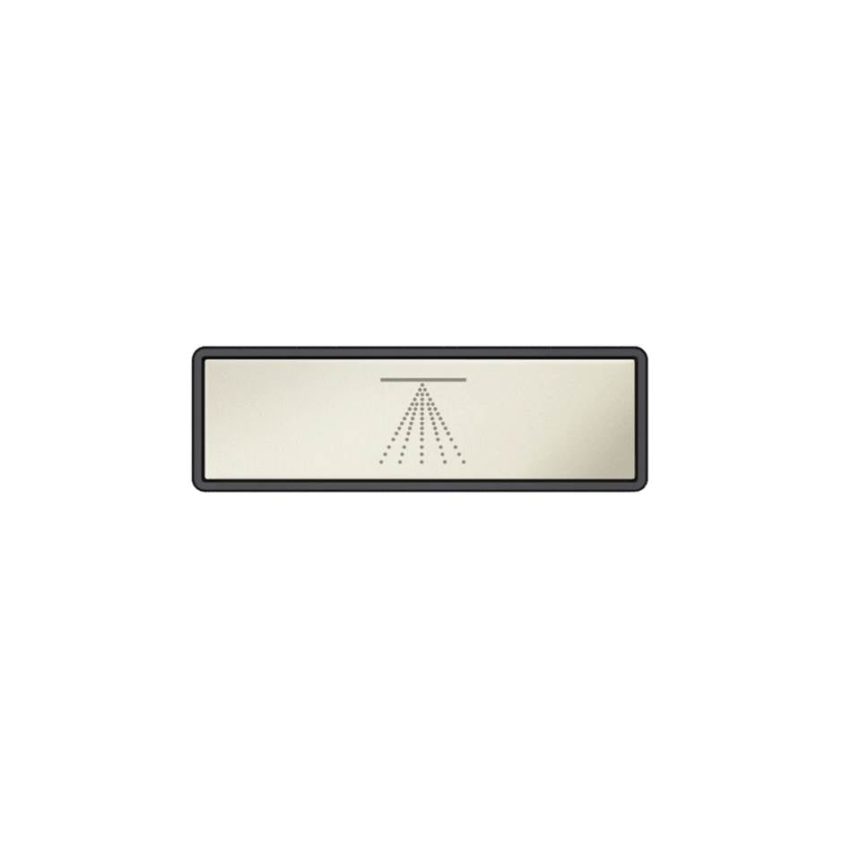 Gessi 02768 Hi Fi Push-Botton Plate With Atomizer Symbol. For Linear & Shelf Hi-Fi.