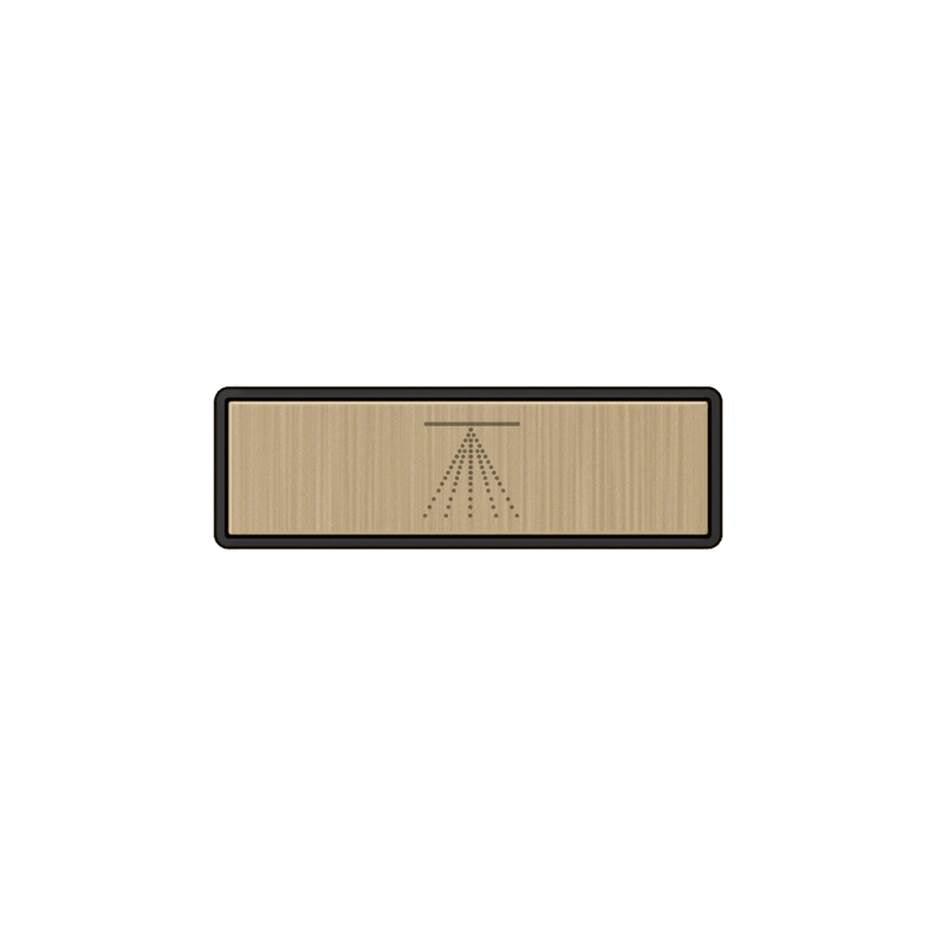Gessi 02768 Hi Fi Push-Botton Plate With Atomizer Symbol. For Linear & Shelf Hi-Fi.