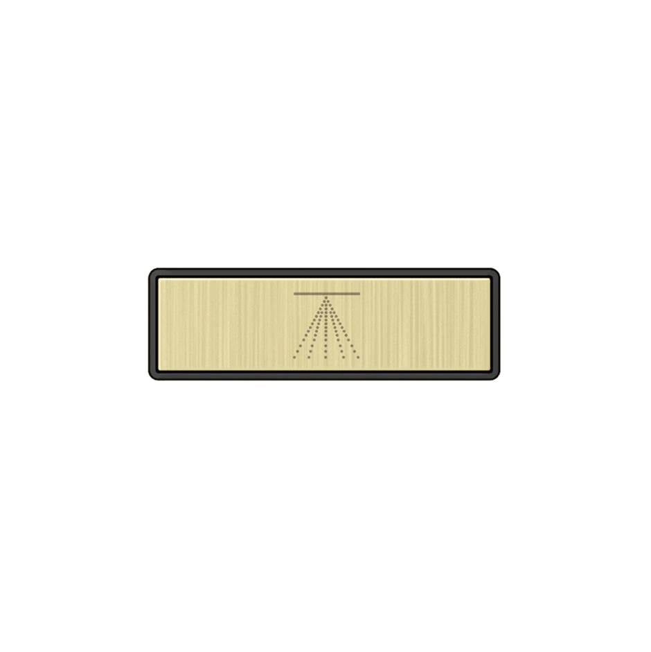 Gessi 02768 Hi Fi Push-Botton Plate With Atomizer Symbol. For Linear & Shelf Hi-Fi.