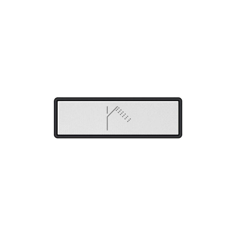 Gessi 02769 Hi Fi Push-Botton Plate With Handshower Symbol. For Linear & Shelf Hi-Fi.
