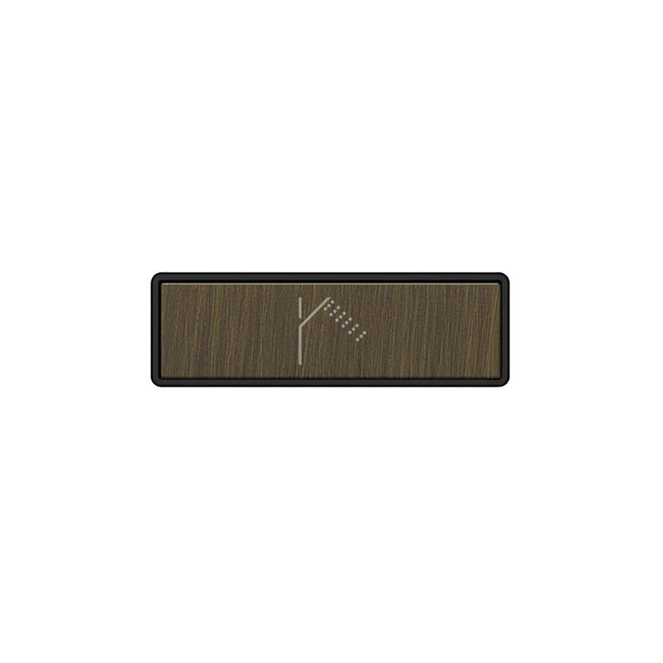 Gessi 02769 Hi Fi Push-Botton Plate With Handshower Symbol. For Linear & Shelf Hi-Fi.