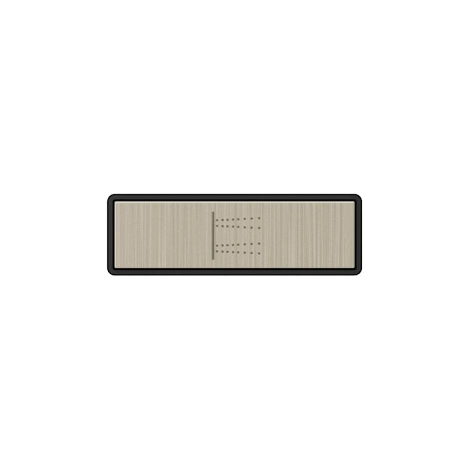Gessi 02770 Hi Fi Push-Botton Plate With Body Jets Symbol. For Linear & Shelf Hi-Fi.