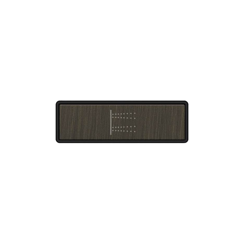 Gessi 02770 Hi Fi Push-Botton Plate With Body Jets Symbol. For Linear & Shelf Hi-Fi.