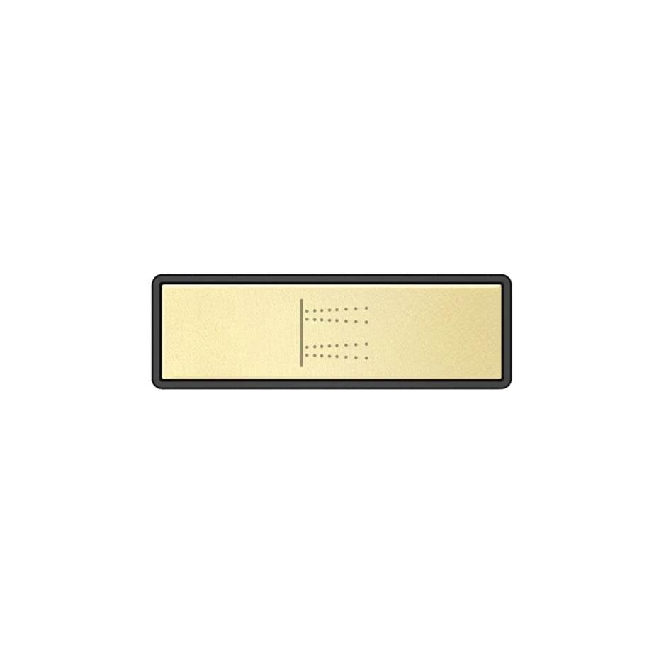 Gessi 02770 Hi Fi Push-Botton Plate With Body Jets Symbol. For Linear & Shelf Hi-Fi.