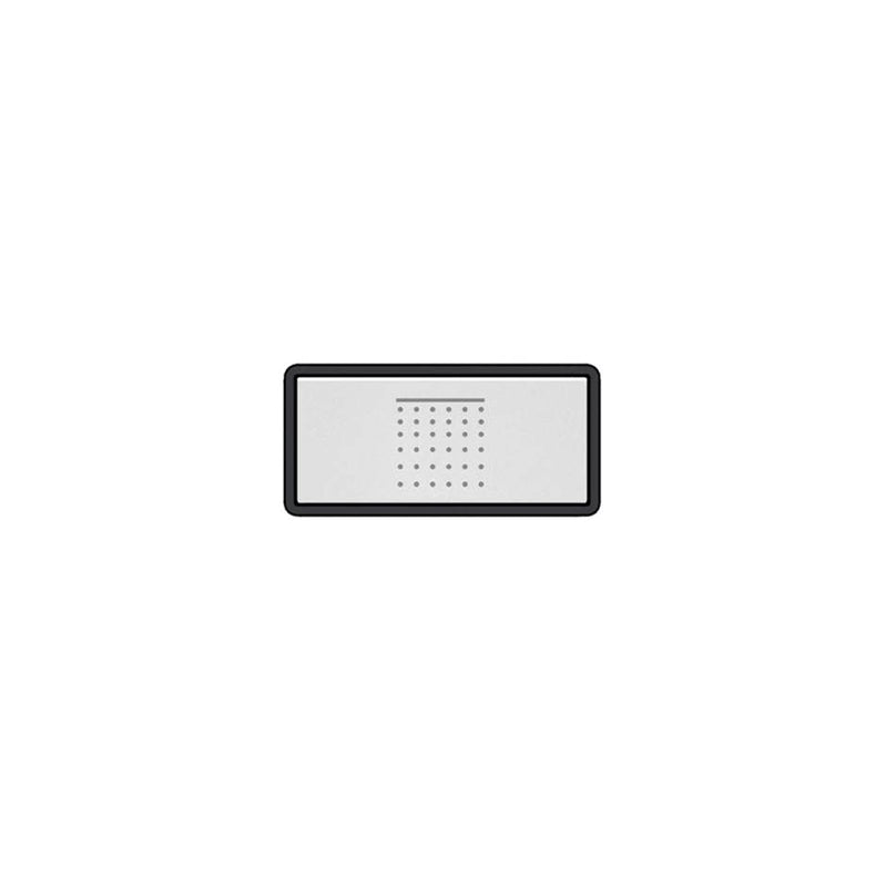 Gessi 02774 Hi Fi Push-Botton Plate With Rainfall Symbol.
