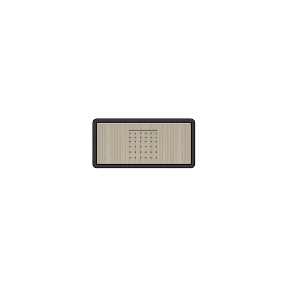 Gessi 02774 Hi Fi Push-Botton Plate With Rainfall Symbol.