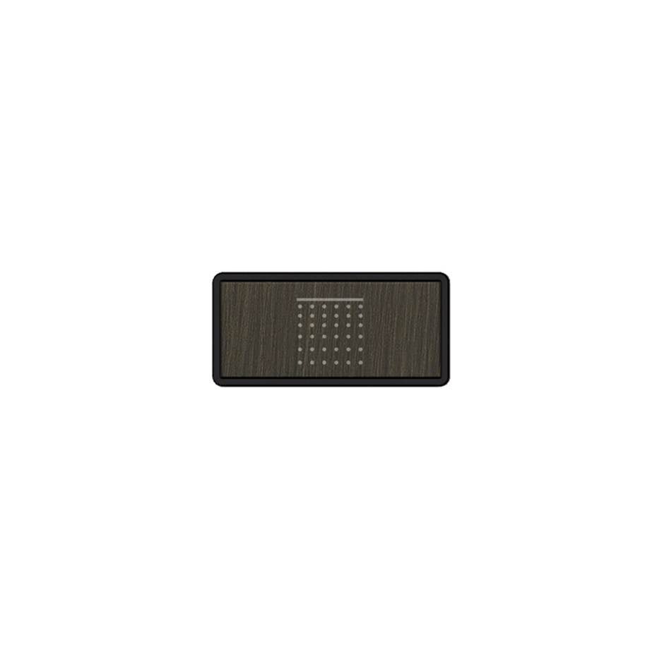 Gessi 02774 Hi Fi Push-Botton Plate With Rainfall Symbol.