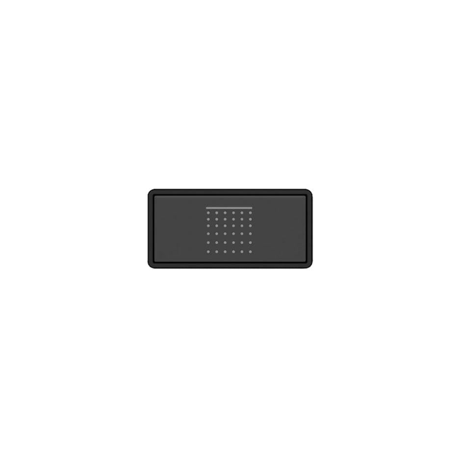 Gessi 02774 Hi Fi Push-Botton Plate With Rainfall Symbol.