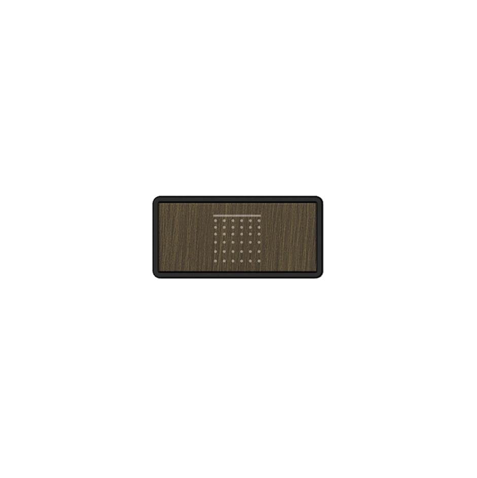 Gessi 02774 Hi Fi Push-Botton Plate With Rainfall Symbol.