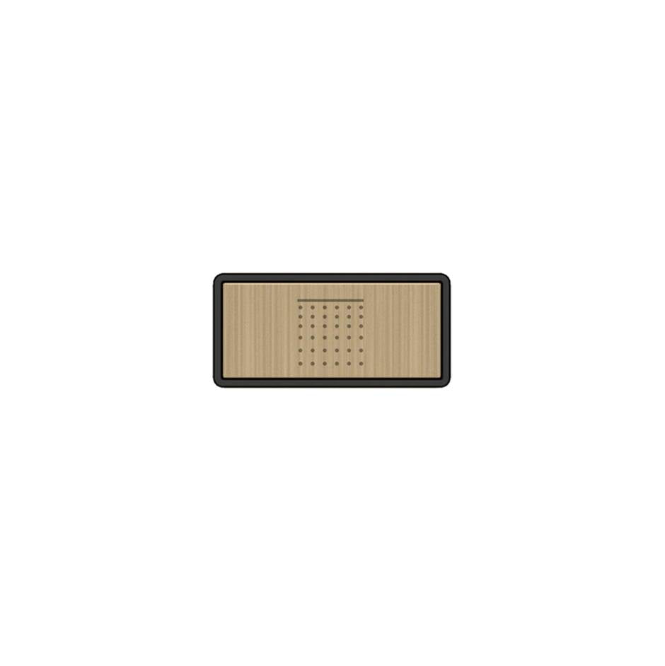 Gessi 02774 Hi Fi Push-Botton Plate With Rainfall Symbol.