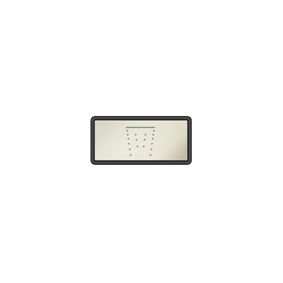 Gessi 02775 Hi Fi Push-Botton Plate With Waterfall Symbol.