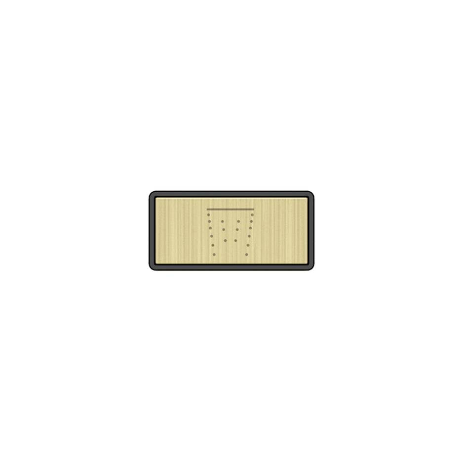 Gessi 02775 Hi Fi Push-Botton Plate With Waterfall Symbol.