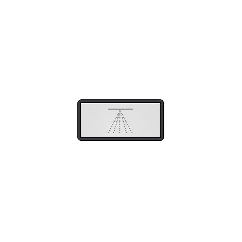 Gessi 02776 Hi Fi Push-Botton Plate With Atomizer Symbol.