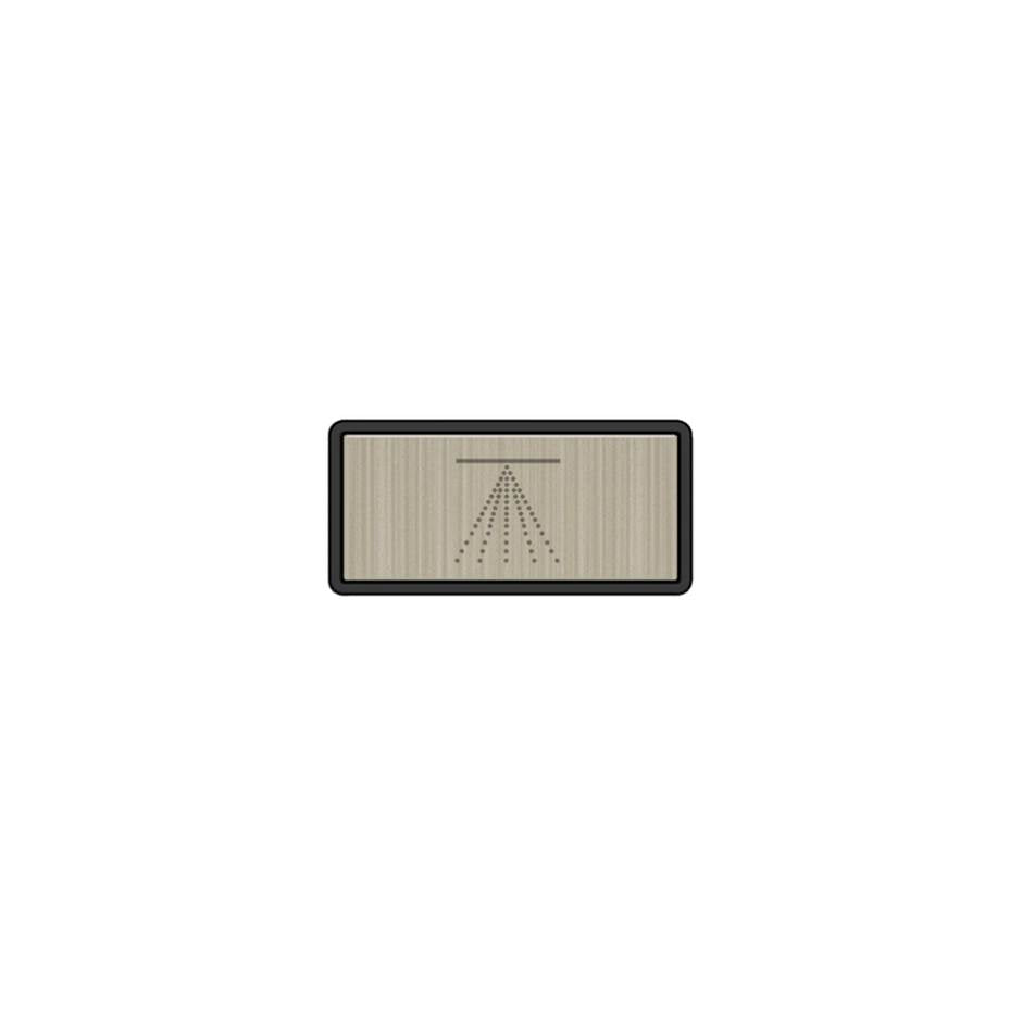 Gessi 02776 Hi Fi Push-Botton Plate With Atomizer Symbol.