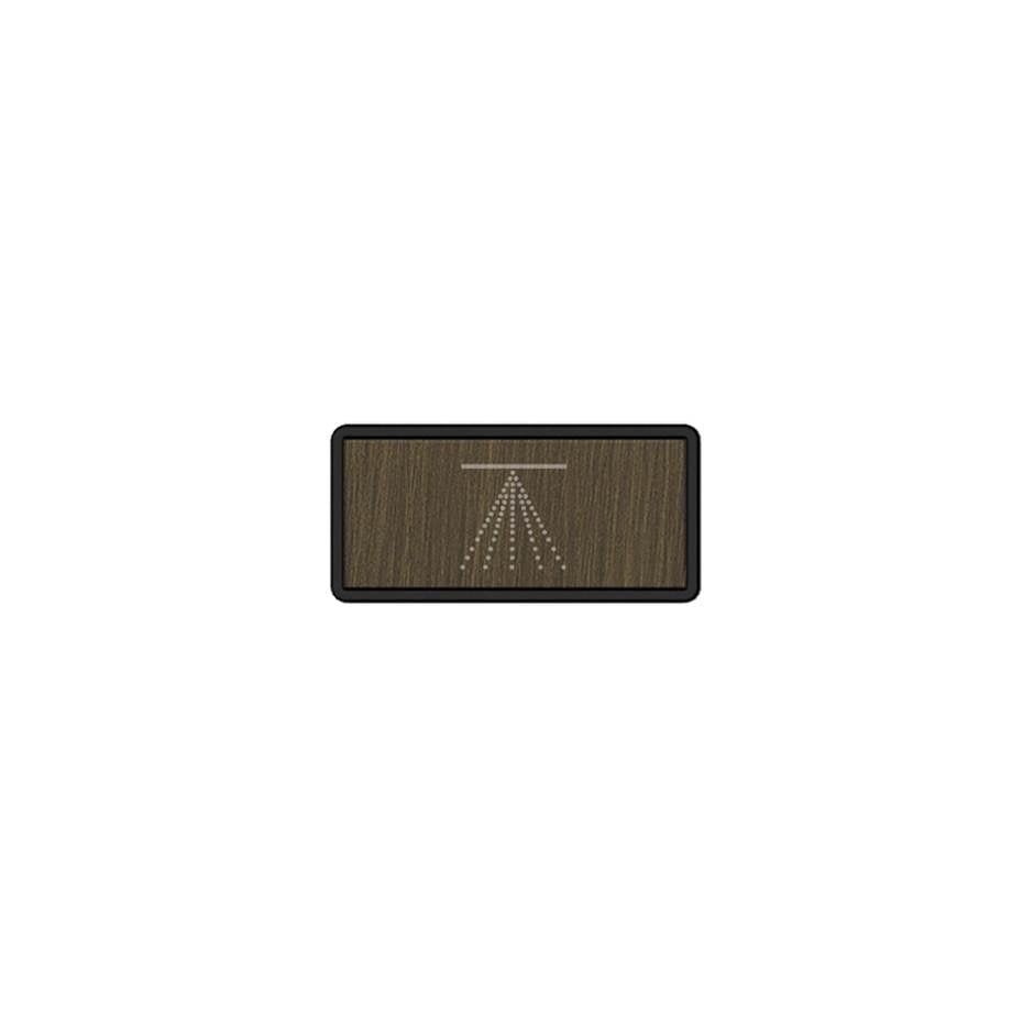 Gessi 02776 Hi Fi Push-Botton Plate With Atomizer Symbol.