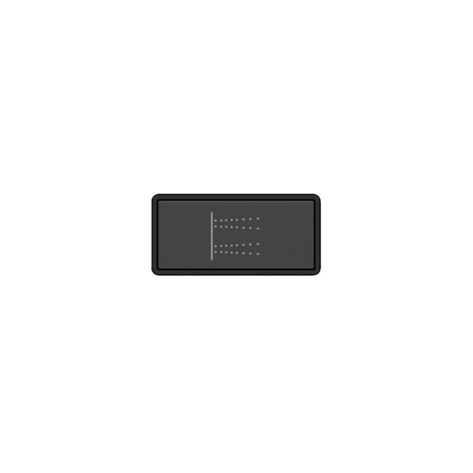 Gessi 02778 Hi Fi Push-Botton Plate With Body Jets Symbol.