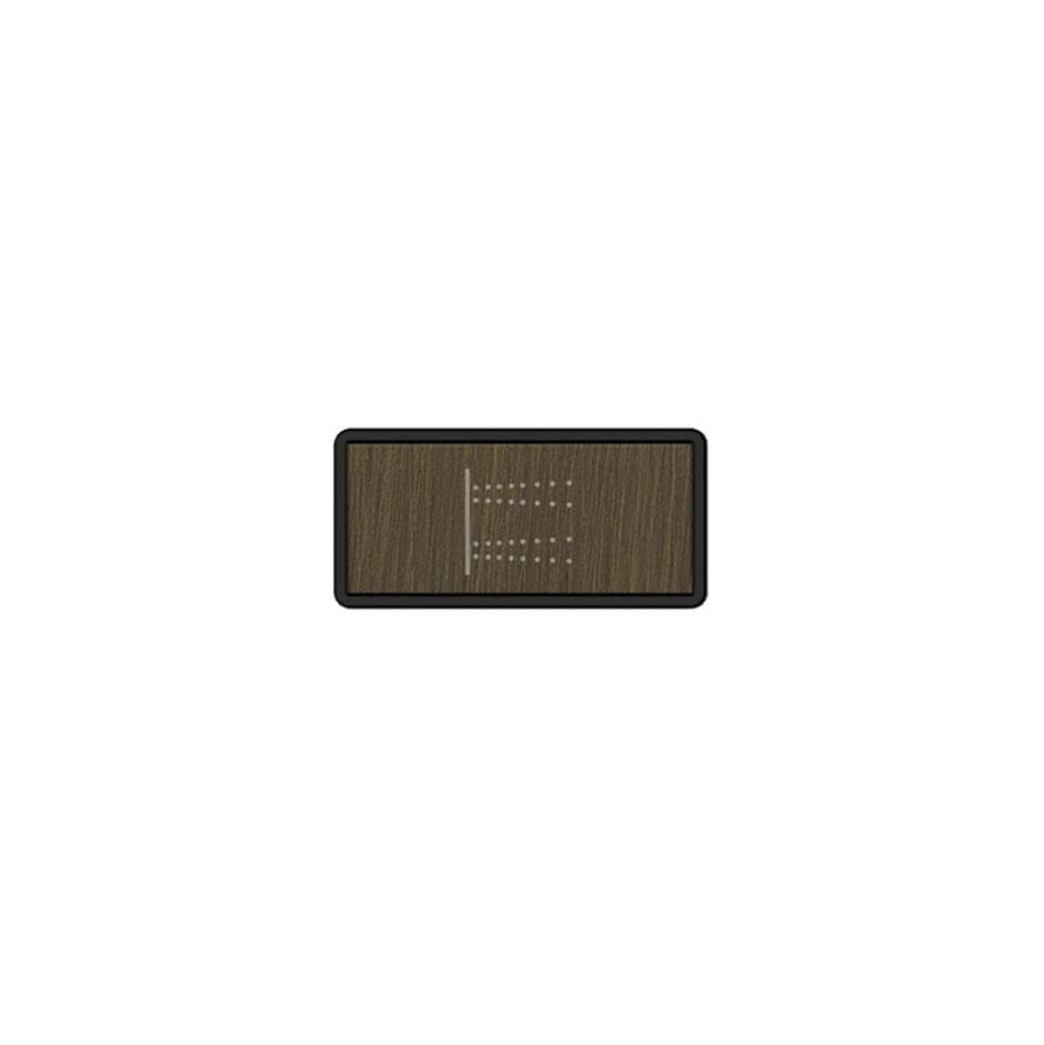 Gessi 02778 Hi Fi Push-Botton Plate With Body Jets Symbol.