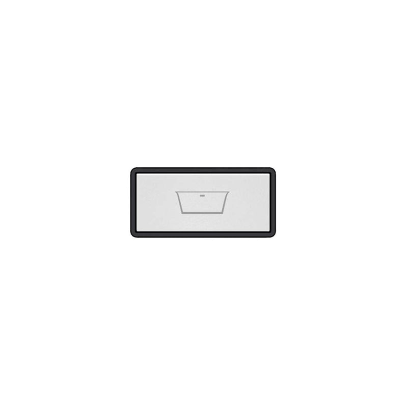 Gessi 02779 Hi Fi Push-Botton Plate With Bathtub Symbol.