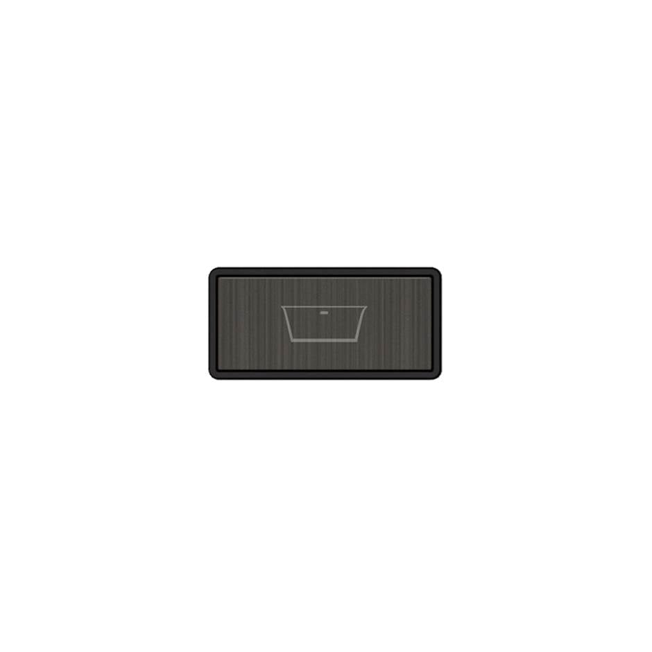 Gessi 02779 Hi Fi Push-Botton Plate With Bathtub Symbol.