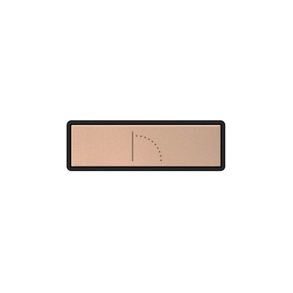 Gessi 02782 Hi Fi Push-Botton Plate With Wall-Mounted Waterfall Symbol. For Linear & Shelf Hi-Fi. - Parent