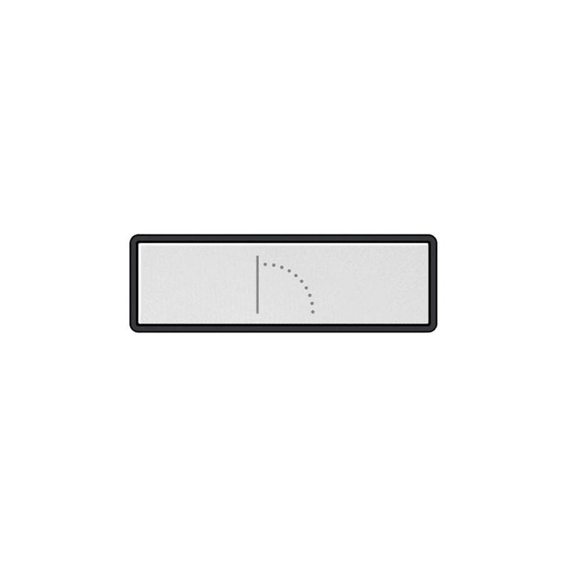 Gessi 02782 Hi Fi Push-Botton Plate With Wall-Mounted Waterfall Symbol. For Linear & Shelf Hi-Fi.