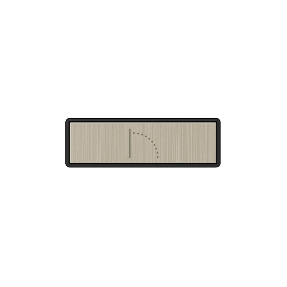 Gessi 02782 Hi Fi Push-Botton Plate With Wall-Mounted Waterfall Symbol. For Linear & Shelf Hi-Fi.