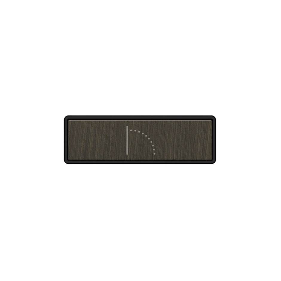 Gessi 02782 Hi Fi Push-Botton Plate With Wall-Mounted Waterfall Symbol. For Linear & Shelf Hi-Fi.