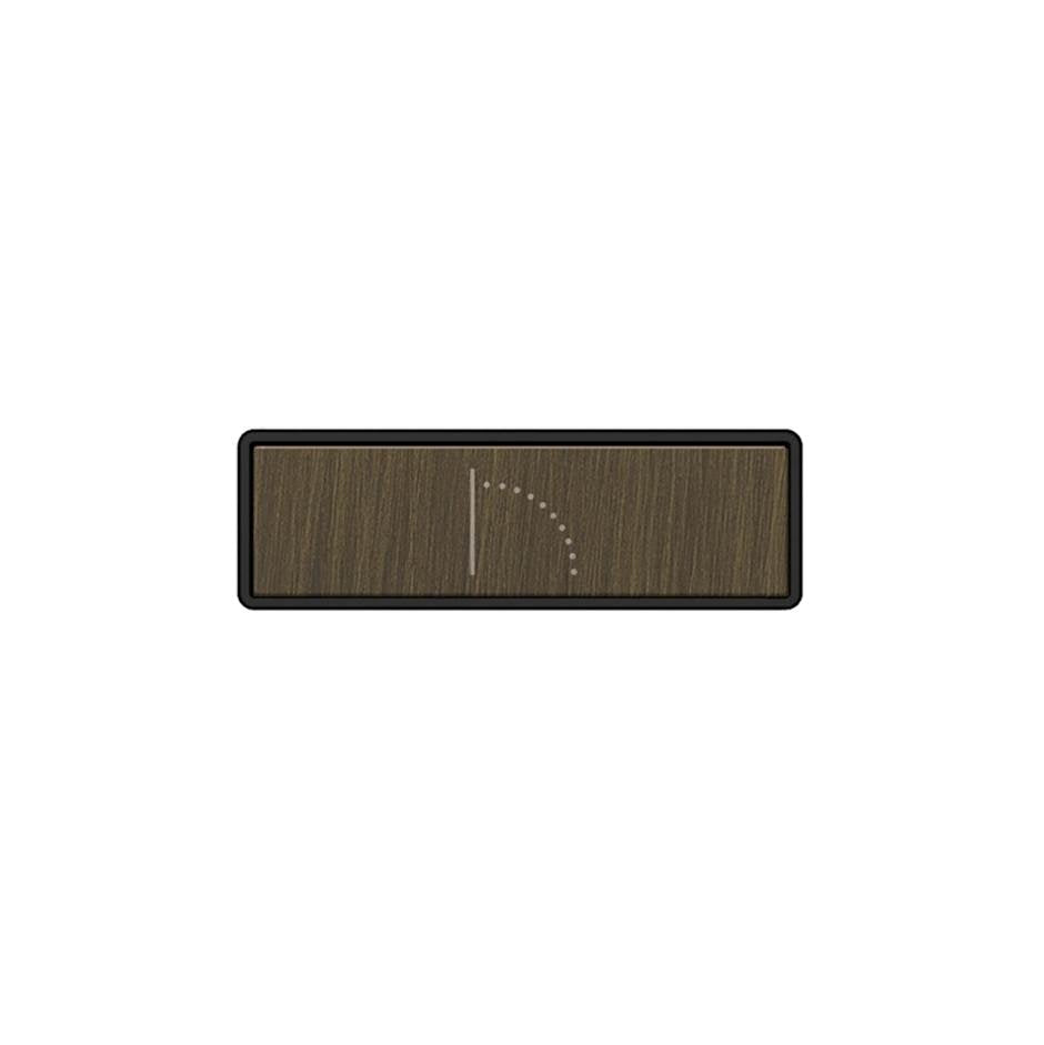 Gessi 02782 Hi Fi Push-Botton Plate With Wall-Mounted Waterfall Symbol. For Linear & Shelf Hi-Fi.