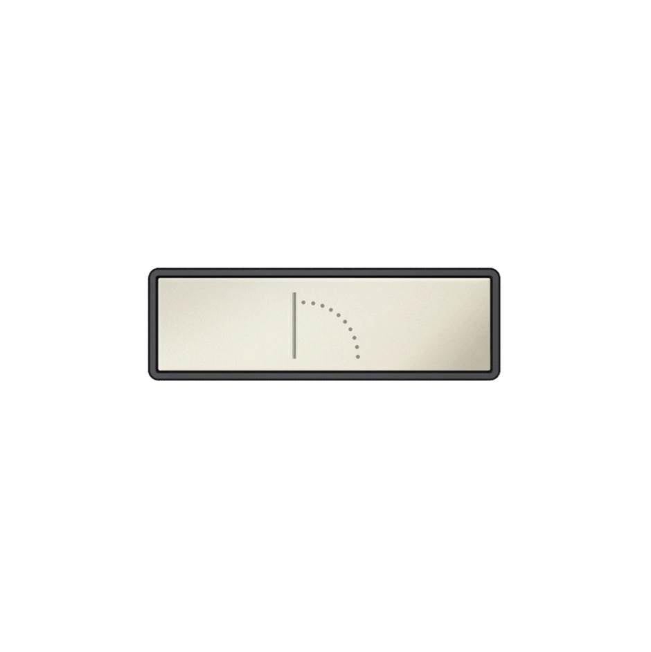 Gessi 02782 Hi Fi Push-Botton Plate With Wall-Mounted Waterfall Symbol. For Linear & Shelf Hi-Fi.