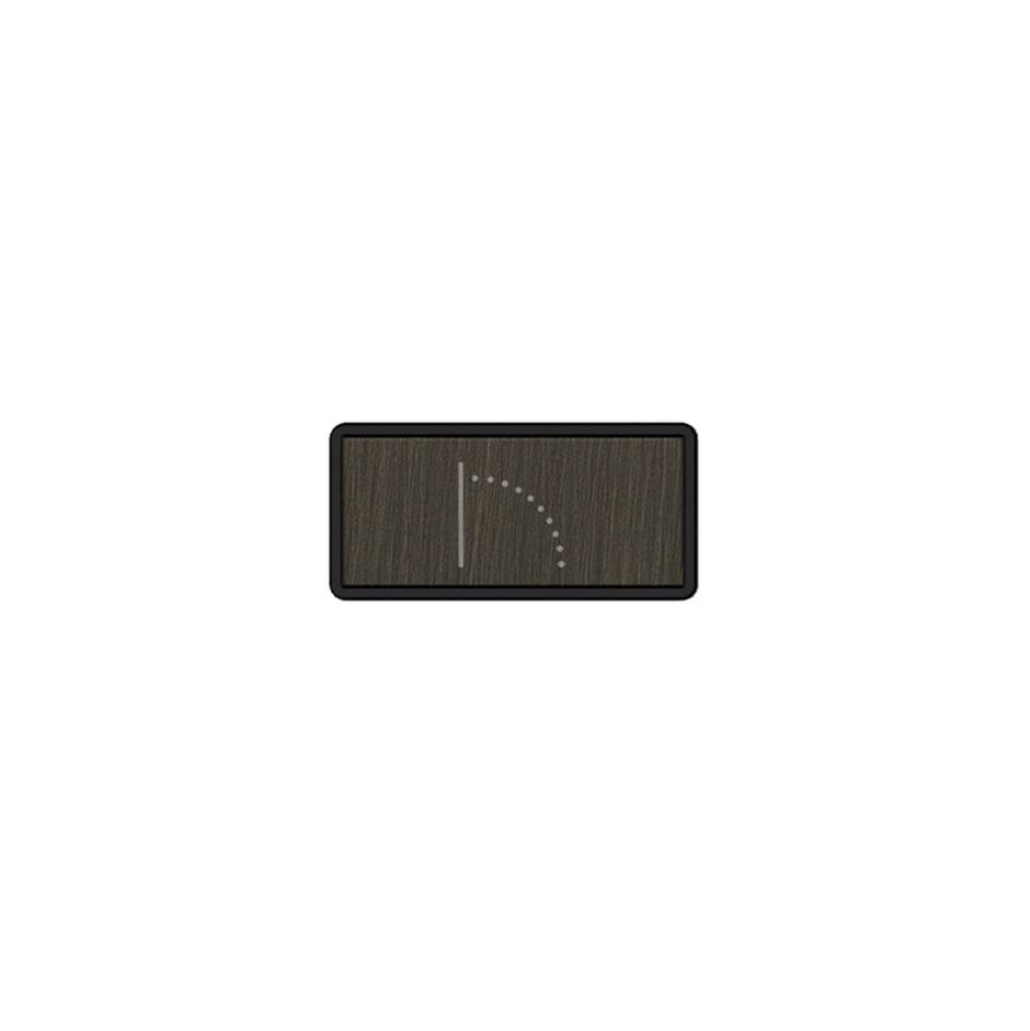 Gessi 02784 Hi Fi Push-Botton Plate With Wall-Mounted Waterfall Symbol.