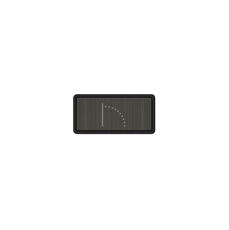 Gessi 02784 Hi Fi Push-Botton Plate With Wall-Mounted Waterfall Symbol.