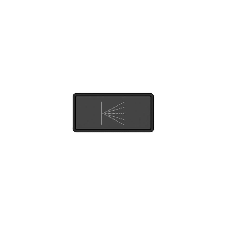 Gessi 02785 Hi Fi Push-Botton Plate With Wall-Mounted Atomizer Symbol.