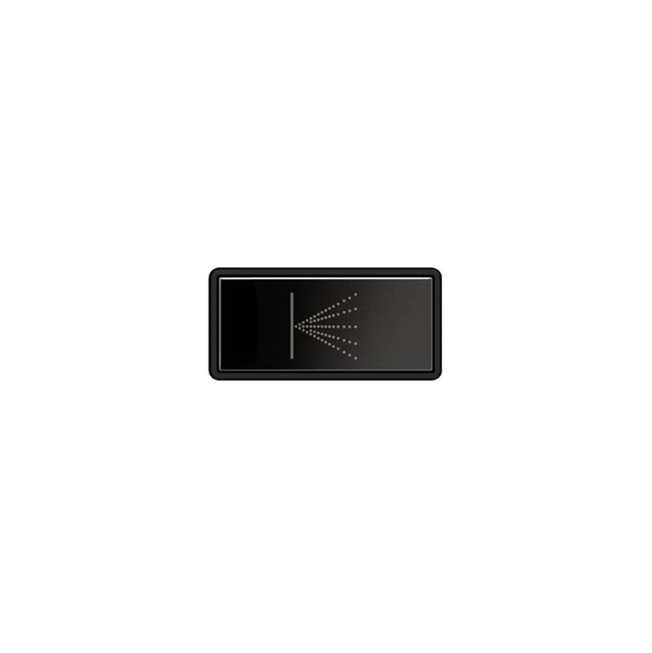 Gessi 02785 Hi Fi Push-Botton Plate With Wall-Mounted Atomizer Symbol.