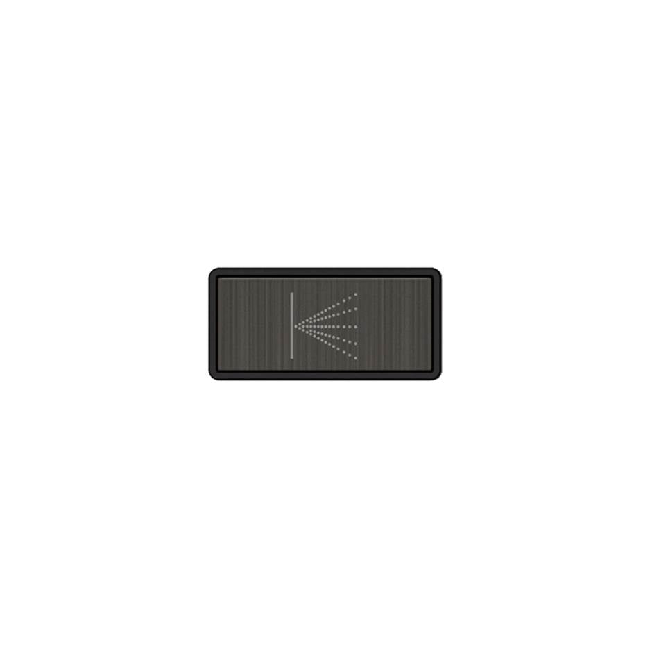 Gessi 02785 Hi Fi Push-Botton Plate With Wall-Mounted Atomizer Symbol.