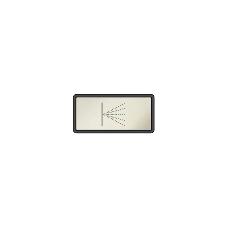 Gessi 02785 Hi Fi Push-Botton Plate With Wall-Mounted Atomizer Symbol.