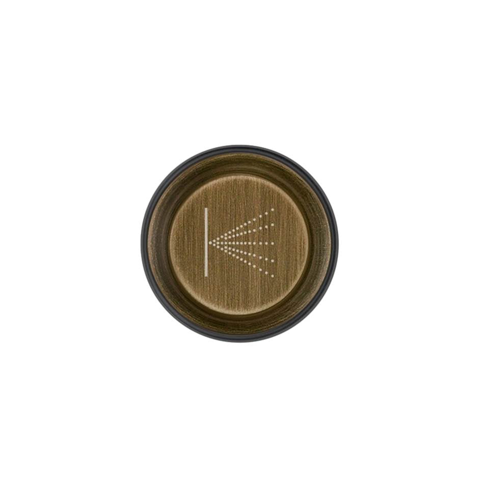 Gessi 03290 Hi Fi Push-Botton Plate With Wall-Mounted Atomizer Symbol. For Hi-Fi Eclectic.