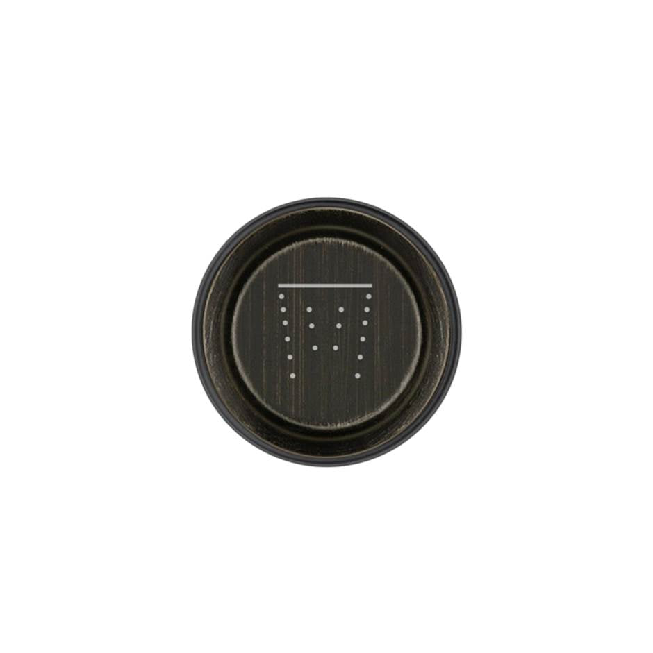 Gessi 03292 Hi Fi Push-Botton Plate With Waterfall Symbol. For Hi-Fi Eclectic.