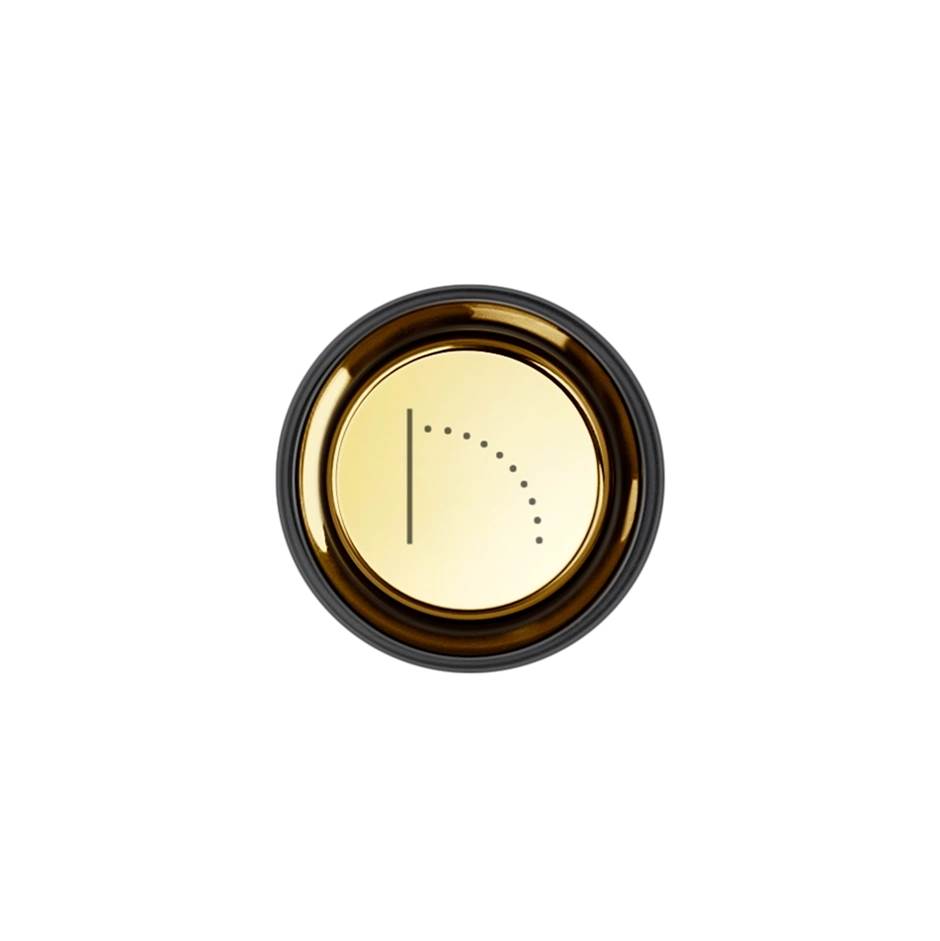 Gessi 03293 Hi Fi Push-Botton Plate With Wall-Mounted Waterfall Symbol. For Hi-Fi Eclectic.